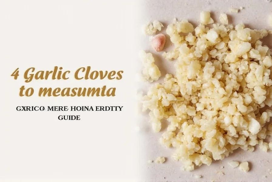 4 Knoblauchzehen gehackt: So viel sind es in Esslöffeln