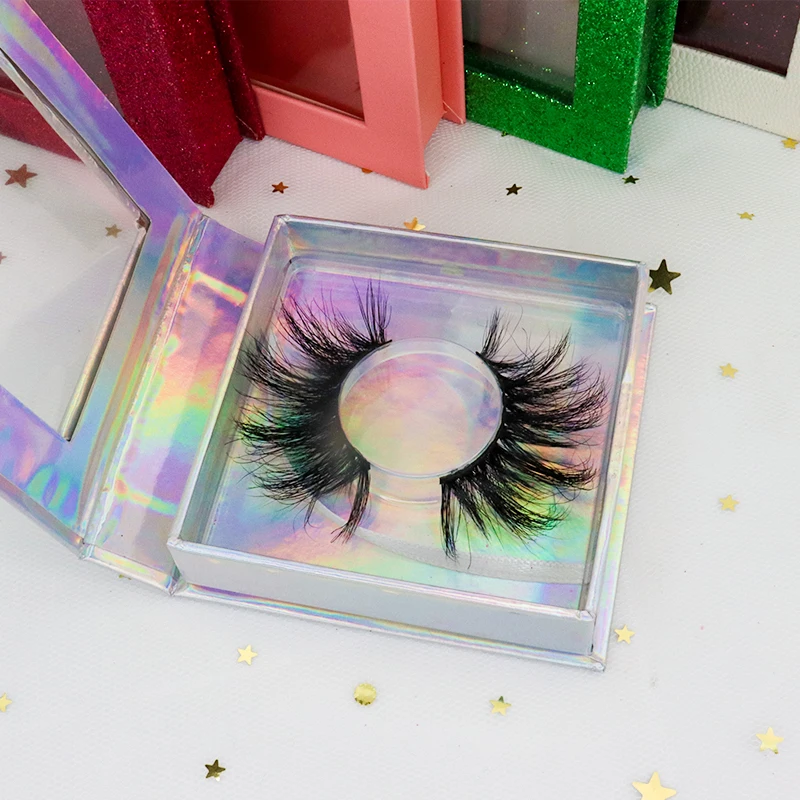 

qingdao supplier new product super soft mink lashes for packaging set glue, Black color