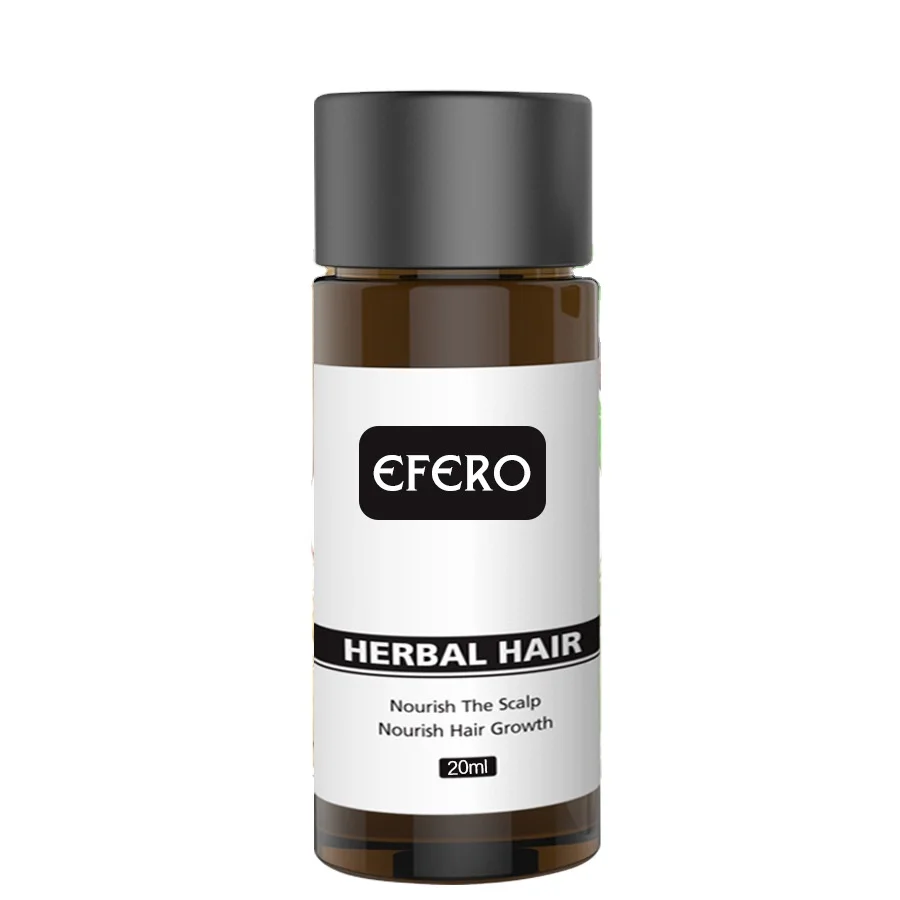 

EFERO Hair Growth Essence Oil Nourish the scalp , gentle moisture, sophora flavescens Herbal Extract Ginger extract Pre