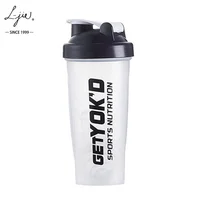 

Custom Logo Color ECO Friendly Fitness Gym Plastic Powder Whey Protein Shake Cup Sport Shaker Water Bottle With Custom Logo