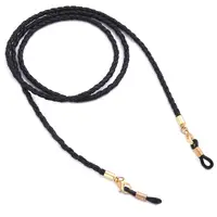 

Black PU Leather Cord Reading Spectacles Eyeglass Holder Strap Sunglasses Glasses Chain for glasses
