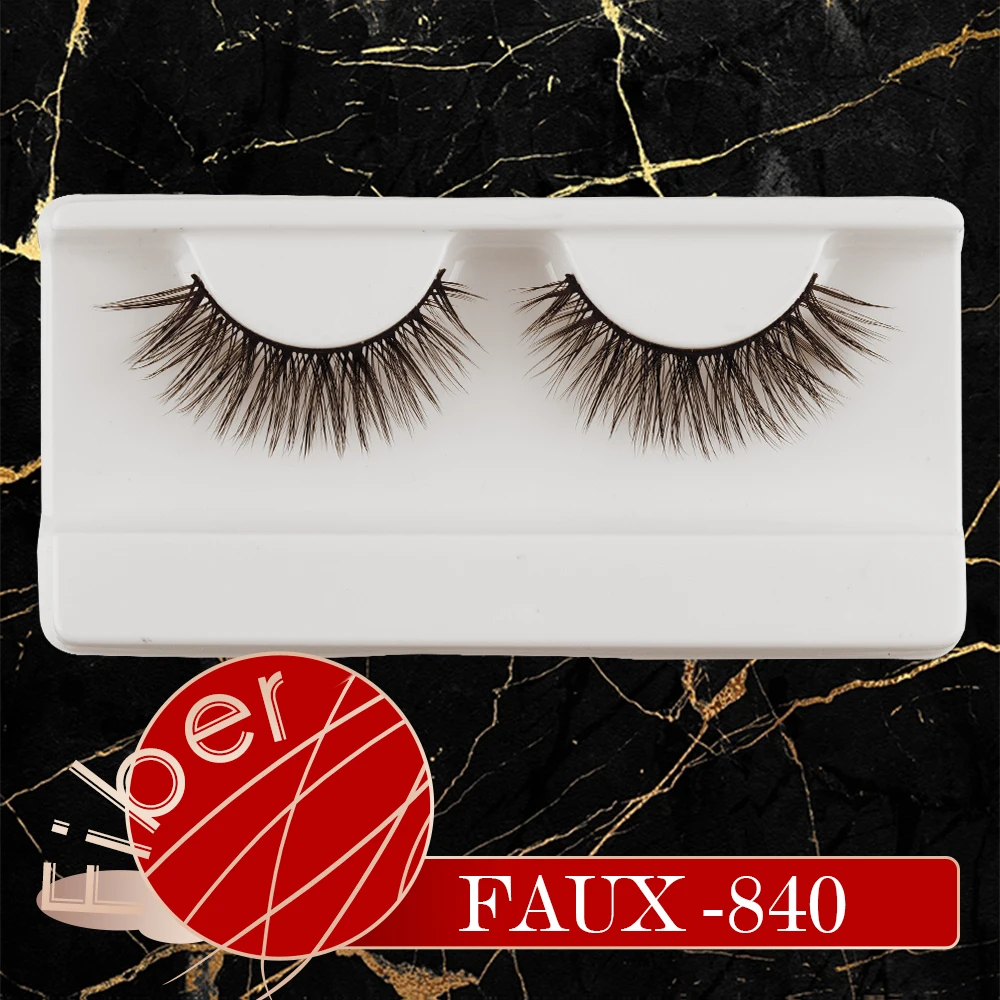 

Wholesale 3D Silk False Eyelashes Faux Mink Lashes Make Up Eyelashes, Black
