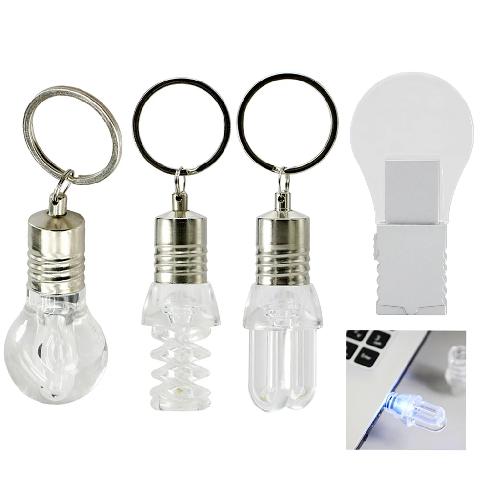 

Special Lamp Bulb Shape Led Light 4GB 8GB 2.0 USB Flash Drive Pendrive, Beige, black, blue, brown, golden