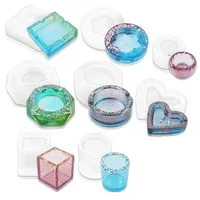 

Jewelry Casting Molds Silicone Pendant Mold Resin Molds with Hanging Hole Jewelry Making DIY Craft Tools GJMJ032