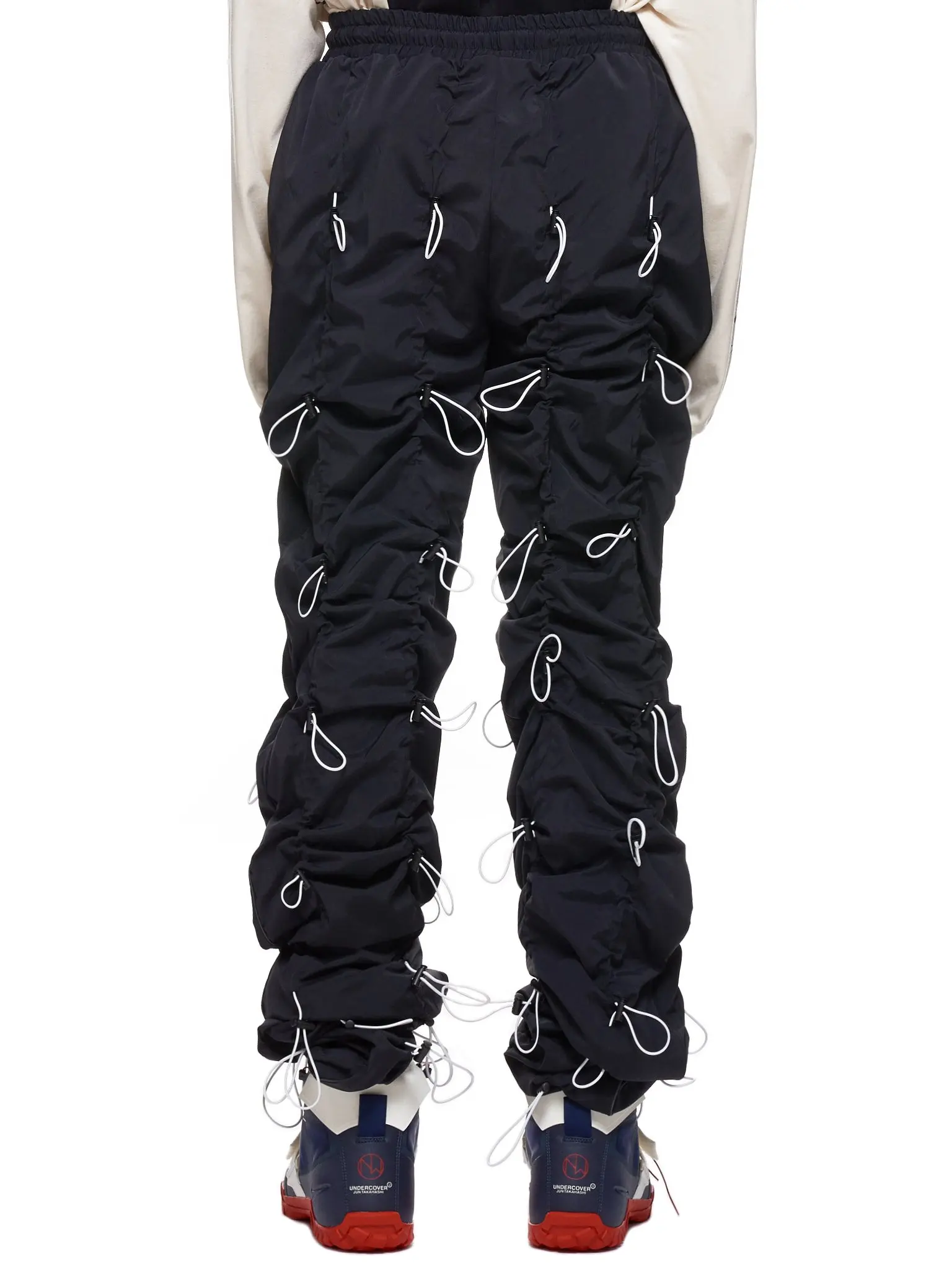 Men's Ruched Toggle Nylon Stacked Jogger Pants: Dongguan Rainbow ...