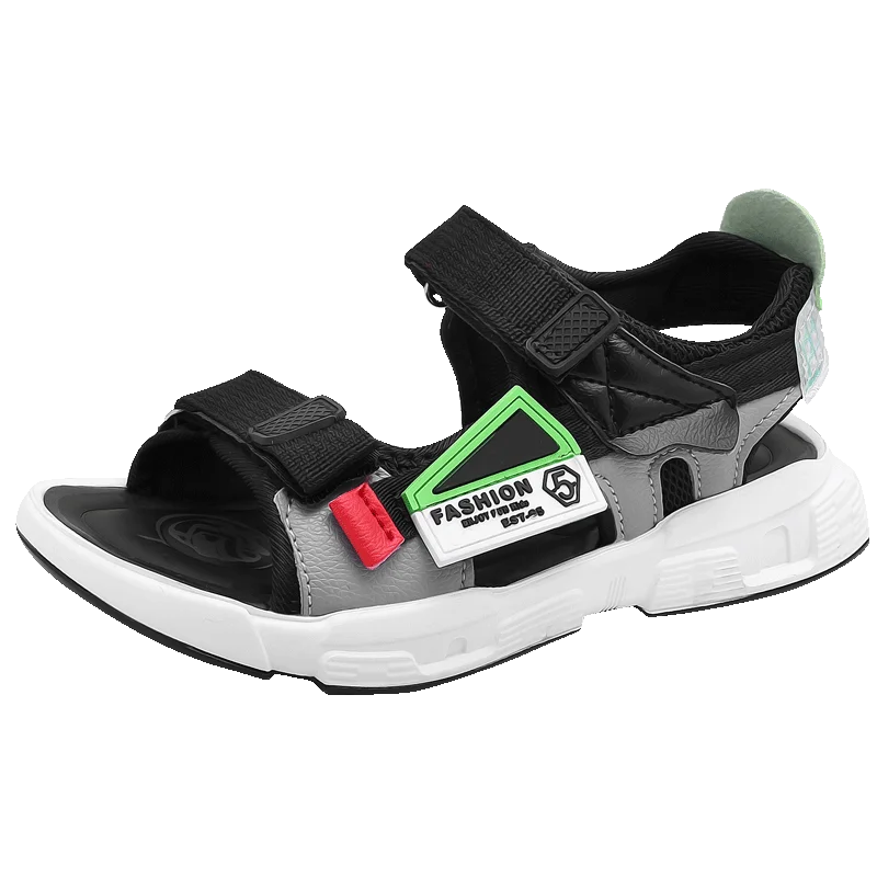 

2021 Summer new trend student shoes rubber lightweight non-slip large size children's beach sandals
