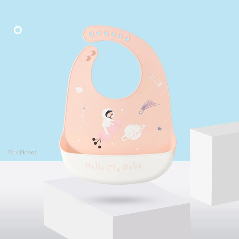 

Homingsiicone China Popular Soft Muslin Baby Bibs For Silicone Bib