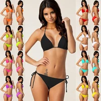 

2020 Hot Selling Bikinis Set Classic Bikini Plus Size XXXL Swimsuit For Women Swimsuit Beachwear Micro String Halter Sexy Bikini