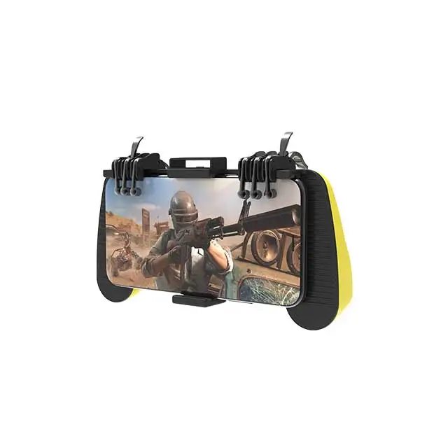 

mobile phone gamepad for wholesale fire gaming joystick & game controller, Black /yellow / white / red