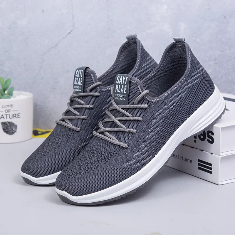 

New trend fashion anti slip rubber out sole men cheap striding jogging walking style shoes stock