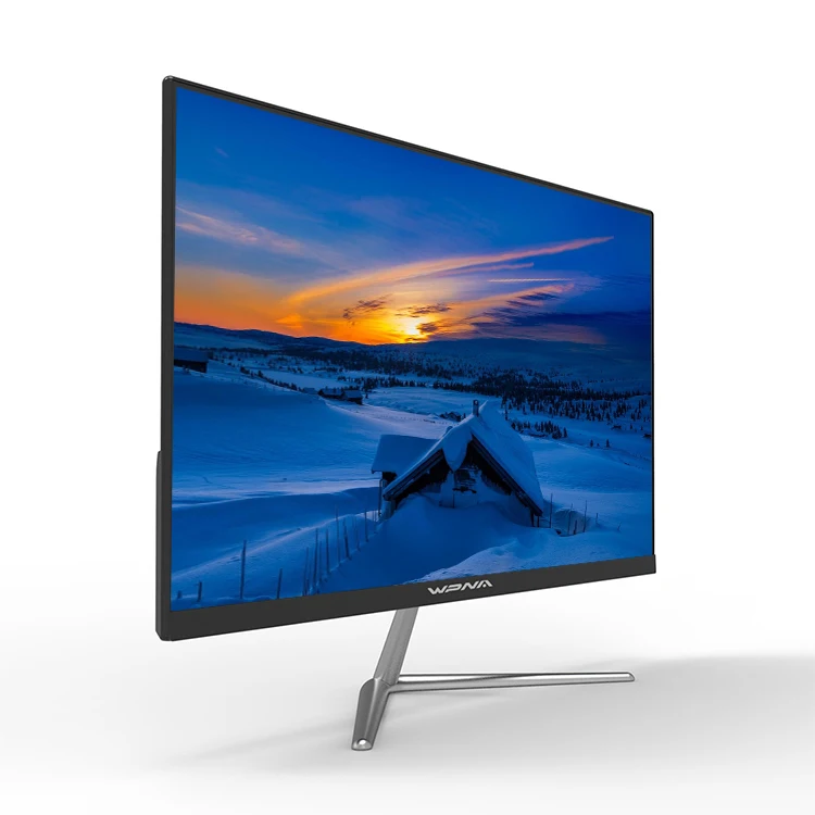 

24 inch desktop monitor pc windows intel core i3 desktop game mini pc, White color
