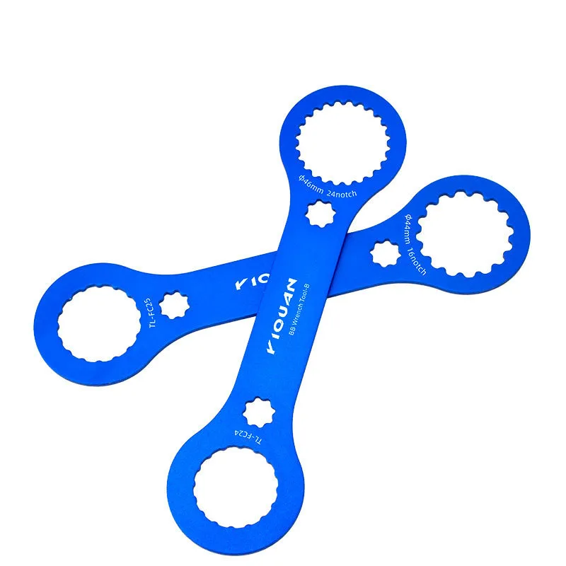 

Bicycle aluminum alloy axle BB spanner DUB multi-functional integrated toothed disc disassembly and installation tool, As shown