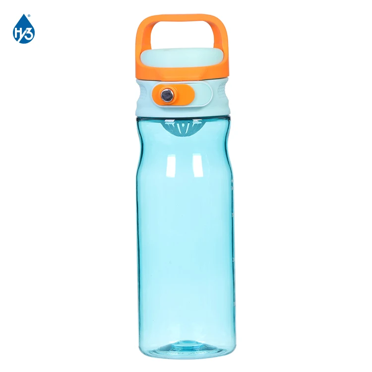 

Fashionable colorful portable handle type children's outdoor plastic water bottle