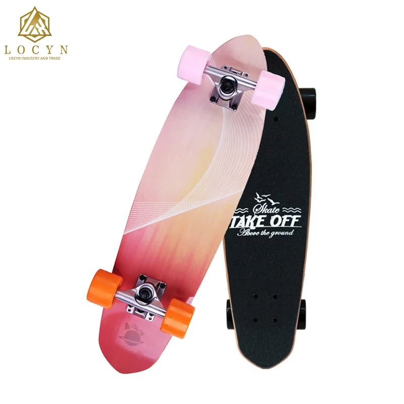 

Skateboard Canadian maple wood professional cruiser fish skate board, Customized color