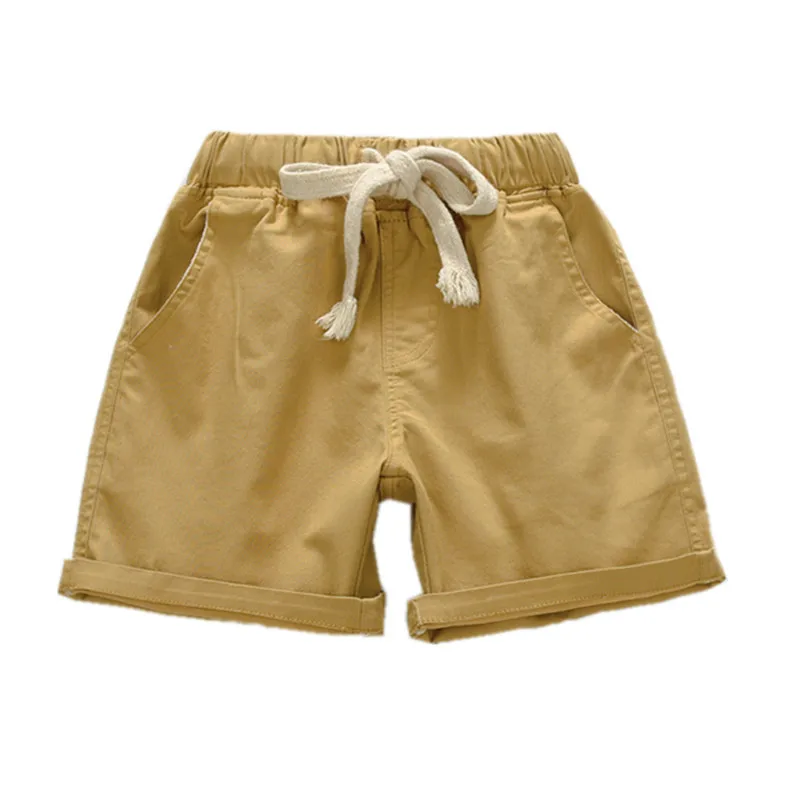 

Children's cotton Pants Casual Five-point Pants Solid Color Boy Shorts