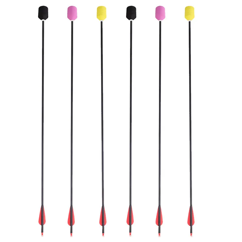 

ACCMOS Archery combat tag arrow with high elasticity, Black / yellow/pink