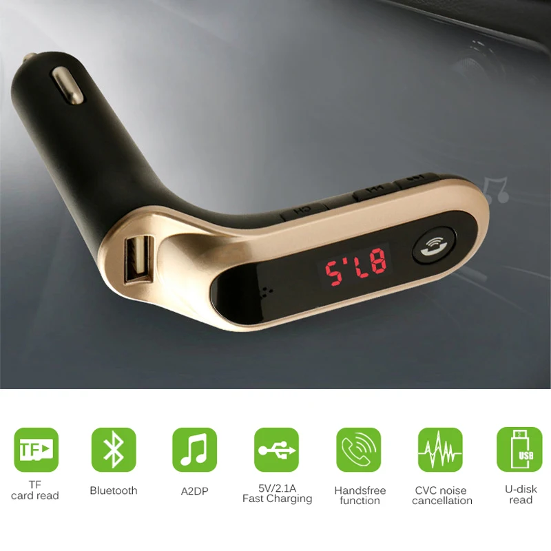 S7 Car Charger 4 In 1 Hands Free Wireless Bt Fm Transmitter S7 Car Kit Mp3  Player Sd Usb Car Accessories - Buy Car Accessories,S7 Transmitter,Car Mp3  Player Product on 