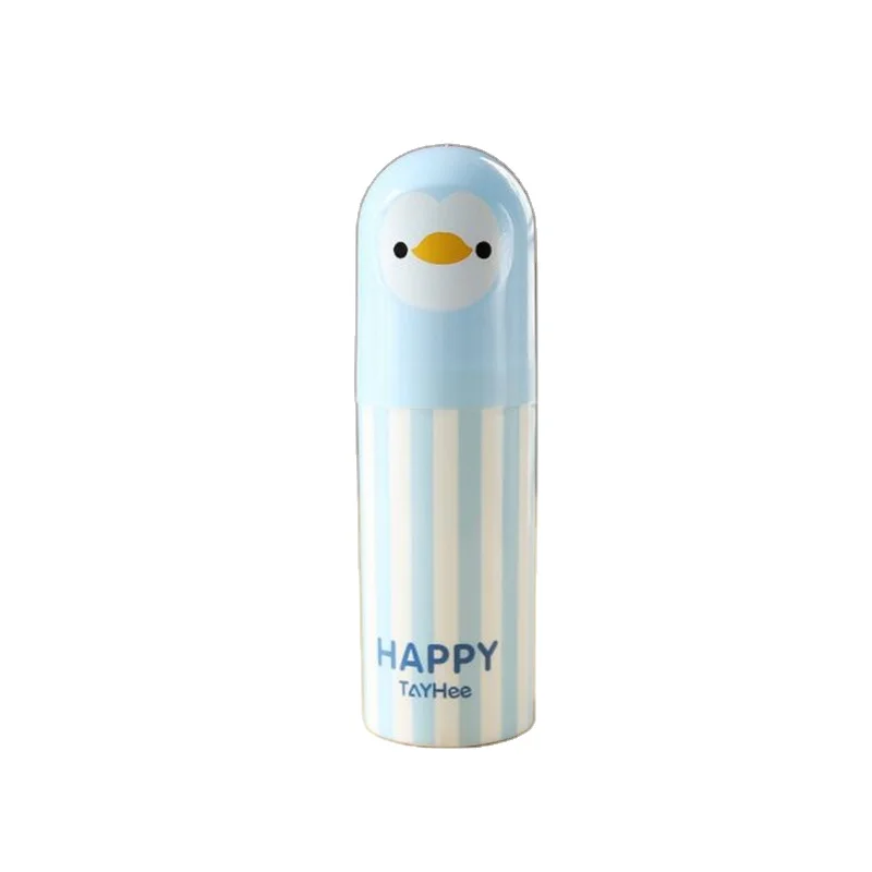 

Storage Box Toothpaste Cup Bath Travel Personal Clean Bathroom Accessories Cute Penguin Toothbrush Holder, Blue/green/pink