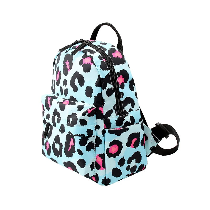 

New design Black And White Printing Mini Backpack Checked Small Backpacks For Women