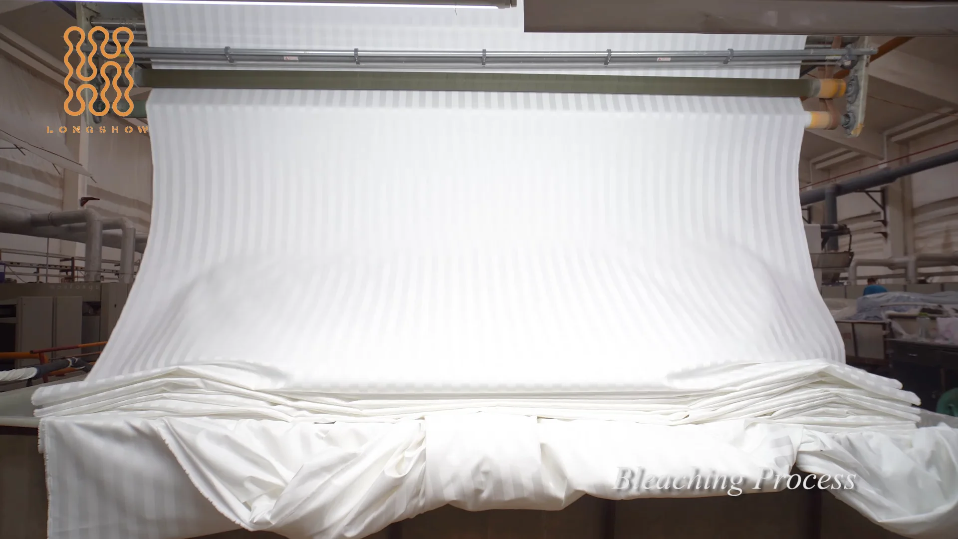 Custom Hotel Bedding Fabric 250tc 5mm Satin Stripe Poly Cotton Bedding Fabric For Making Bed