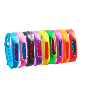 Popular products colourful Waterproof Citronella Mosquito Repellent Bracelet safe Anti Mosquito Band