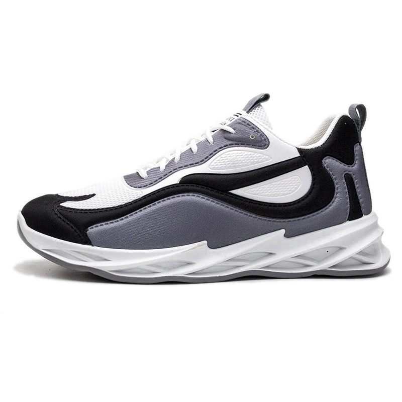 

Wangdu factory supplier fly knit wear-resisting customized logo outdoor walking mens casual sports shoes, Custom ( black&red)
