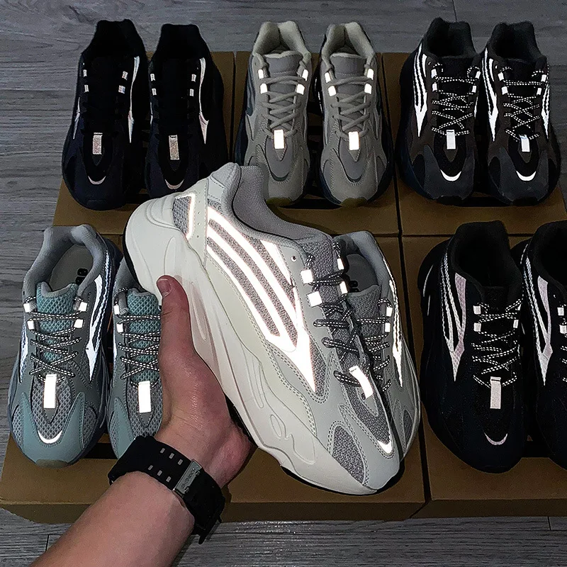 

2021 Latest Design yeezy Sneakers Yeezy 700 v2 Running Sports Reflective Shoes Outdoor