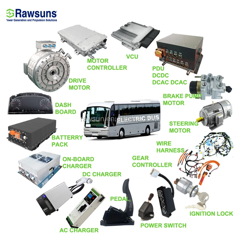 200kw Electric Ac Traction Motor Ev Conversion Kit For Truck Bus Car