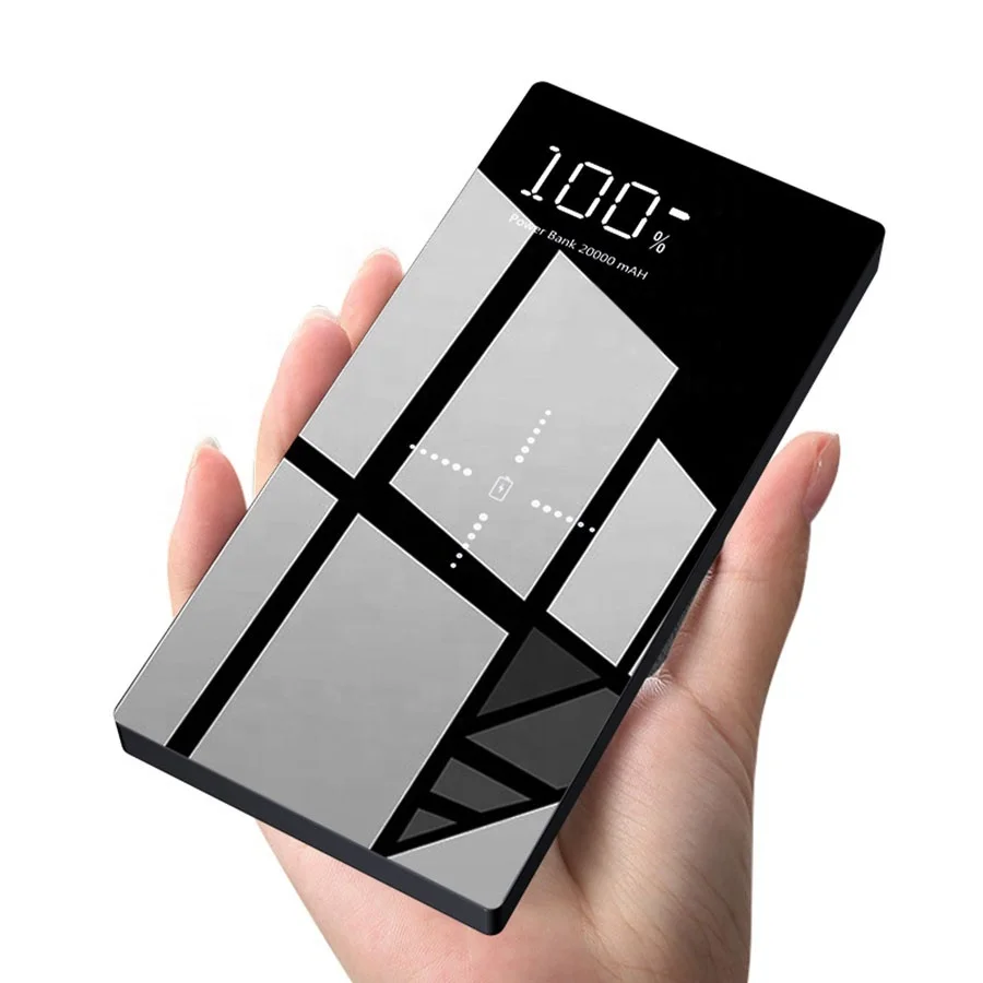 

Portable Led Display Wireless Power Banks Powerbank 20000mah Fast Charging