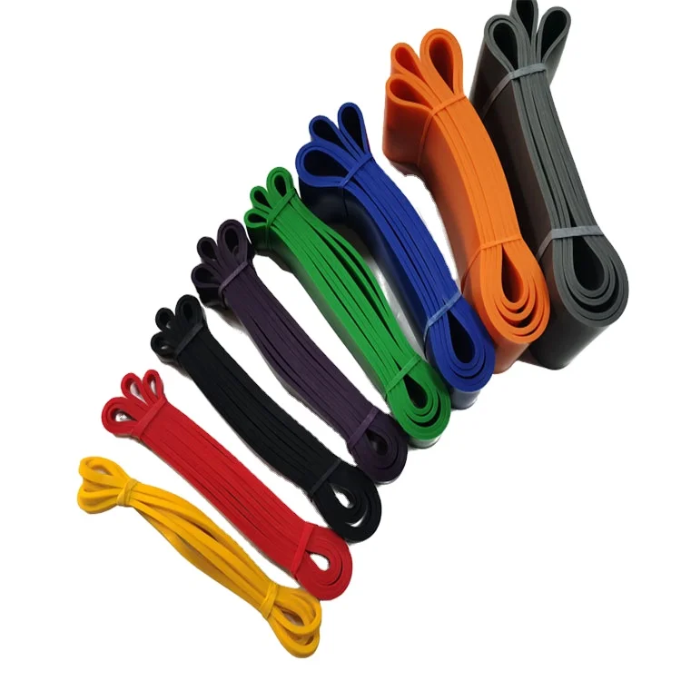 

Trending Products 2021 New Arrivals Custom Logo Pull Up Women Men Speed Training Resistance Bands Set Fitness, Black red purple gray orange blue green