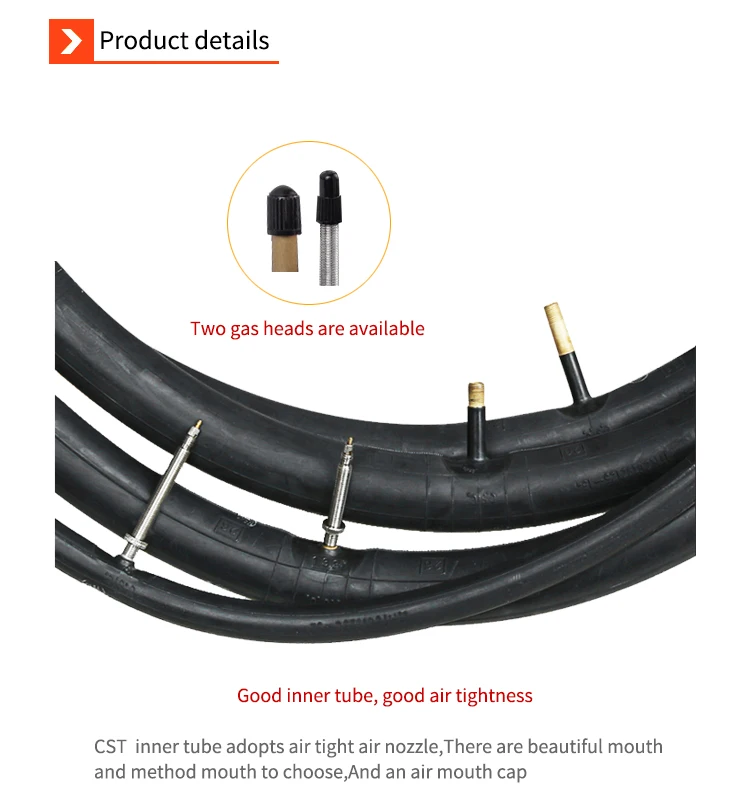Cst Bicycle Inner Tube 12 14 16 18 20 22 24 Mountain Bike Inner Tube