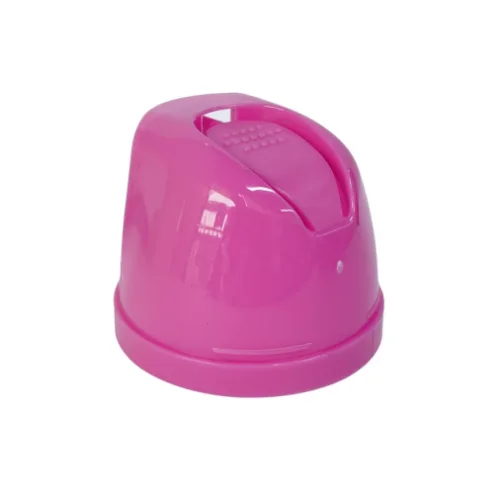 Custom 65mm Dual-Layer Non-Spill Aerosol Over-cap for Air Freshener Spray Cans Chemical Industrial Use Plastic Spray Caps
