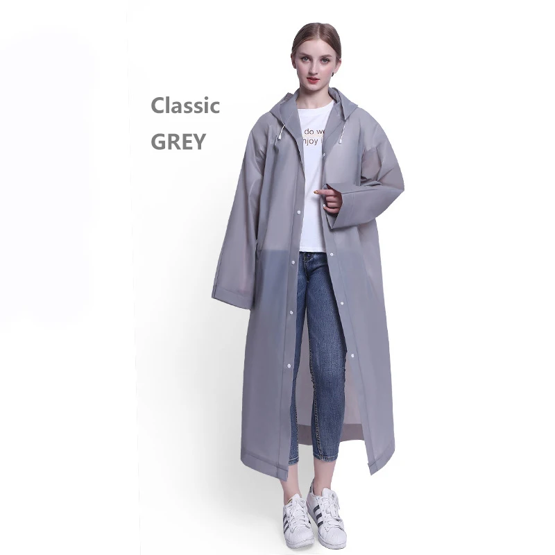 

Factory Price Safety Rain Suit Grey Color Raincoat For Sale In OEM Service, Gray
