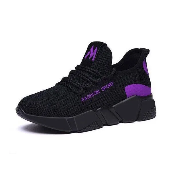

ladies sneakers comfortable sport casual women running shoes, 3 colors