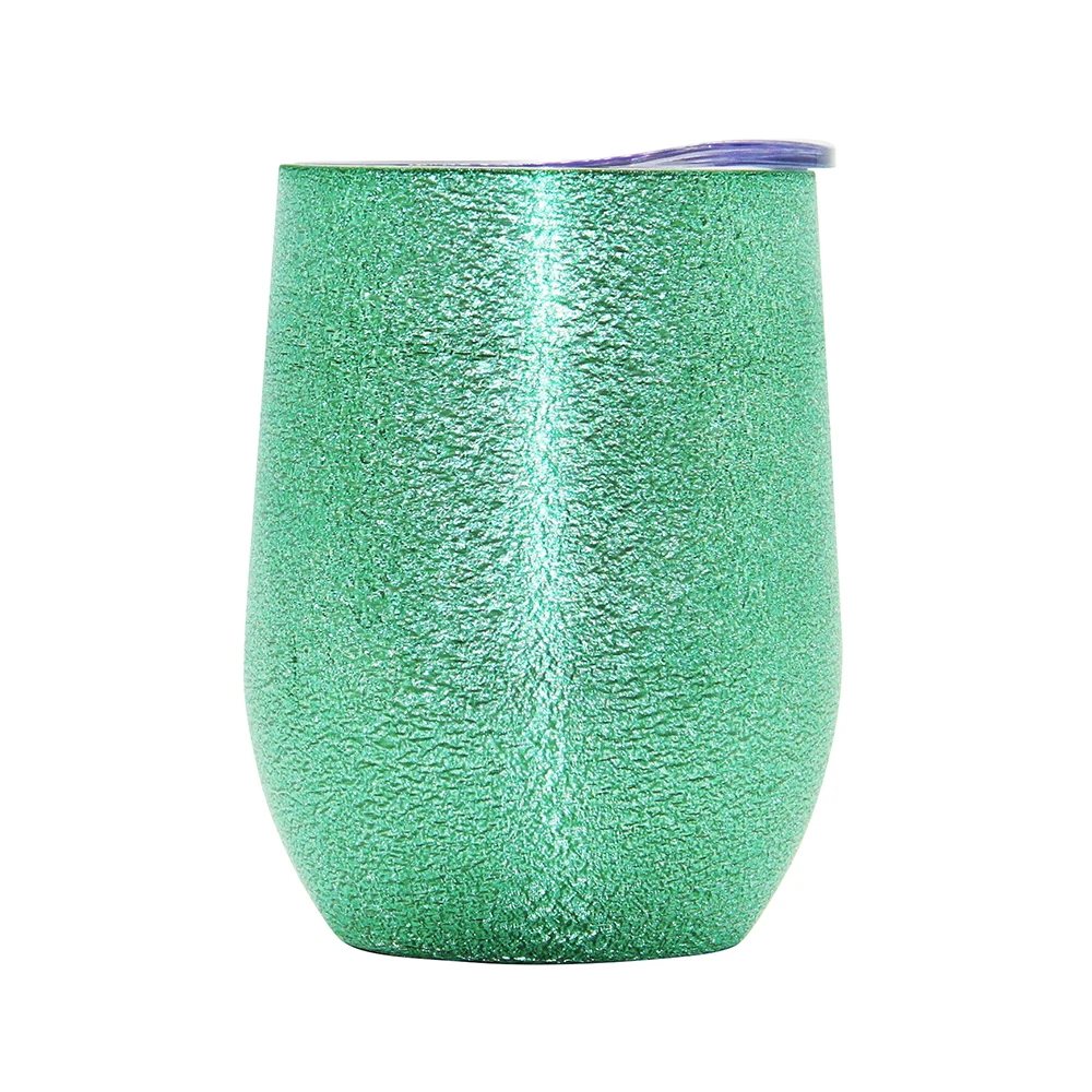 

Wholesale Egg Shaped Bottle 12oz Insulated Stainless Steel Wine Tumbler With Lid