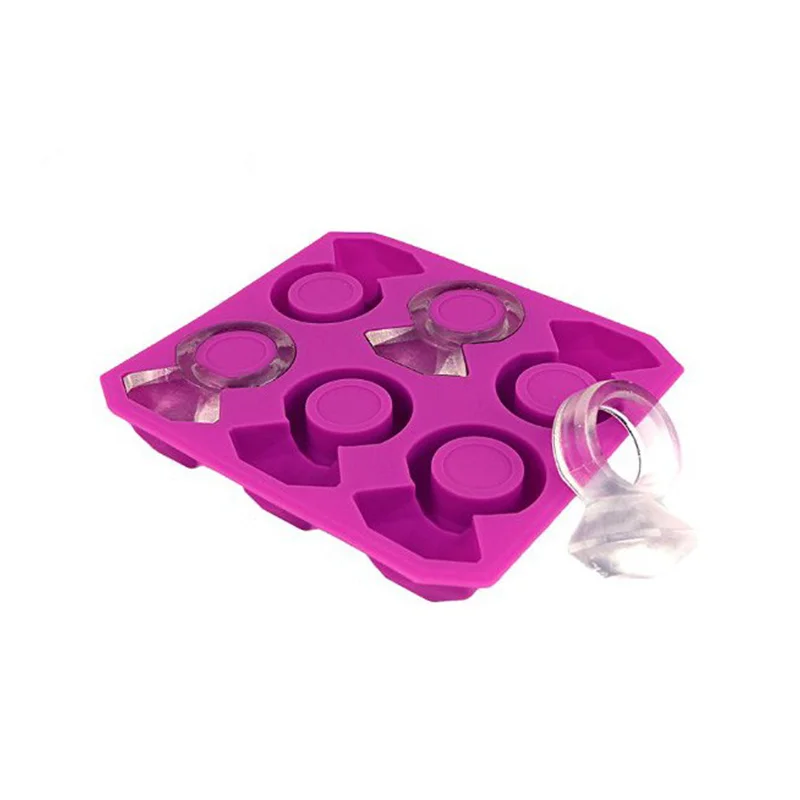 

Food Grade Diamond Ice Cube Trays Silicone Ice Cube Tray, Blue ,cyan, customizd
