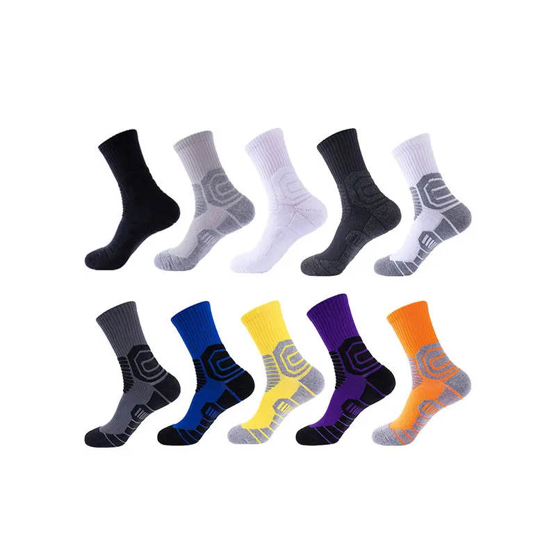 

Basketball Socks With Cushioned Athletic Sports Crew Socks for Men & Women Custom Baseball Cycling Sports Sock, Custom color