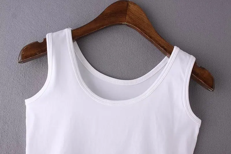 
Manufacture OEM customized cotton spandex summer clothes knitted blank wholesale clothing china 2020 crop top for women 