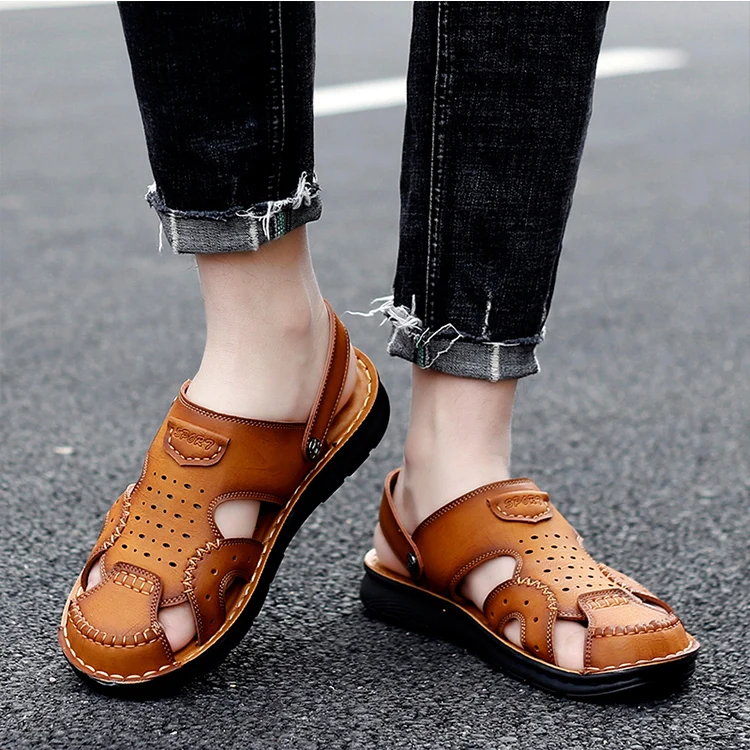 

custom fashion designer summer sandal flat beach slipper men 2021 sandals