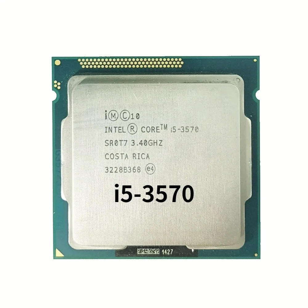 

intel i5 3570 Processor Quad-Core 3.4Ghz L3=6M 77W Socket LGA 1155 Desktop CPU working 100%