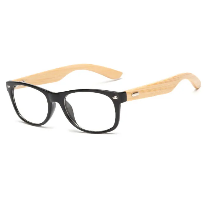 

cheap 2021 vintage custom Engraved logo STOCK optical frames women men PC Bamboo frame, Black, brown, tortoise