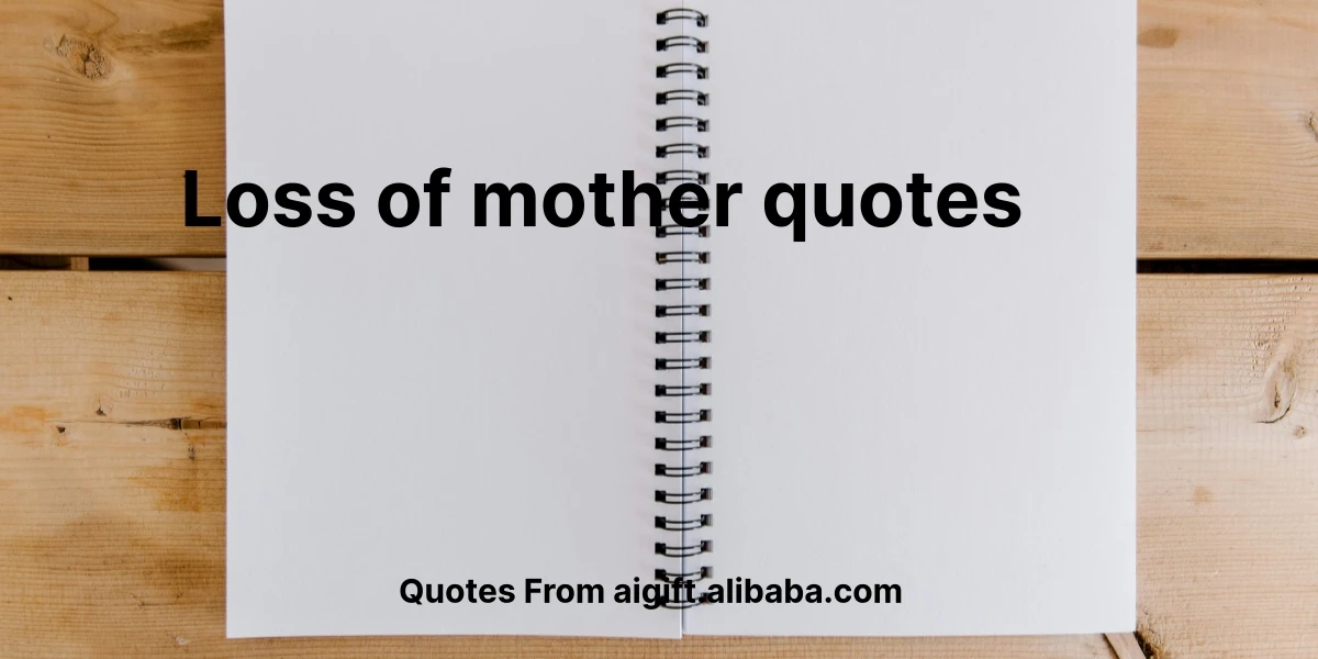 loss of mother quotes