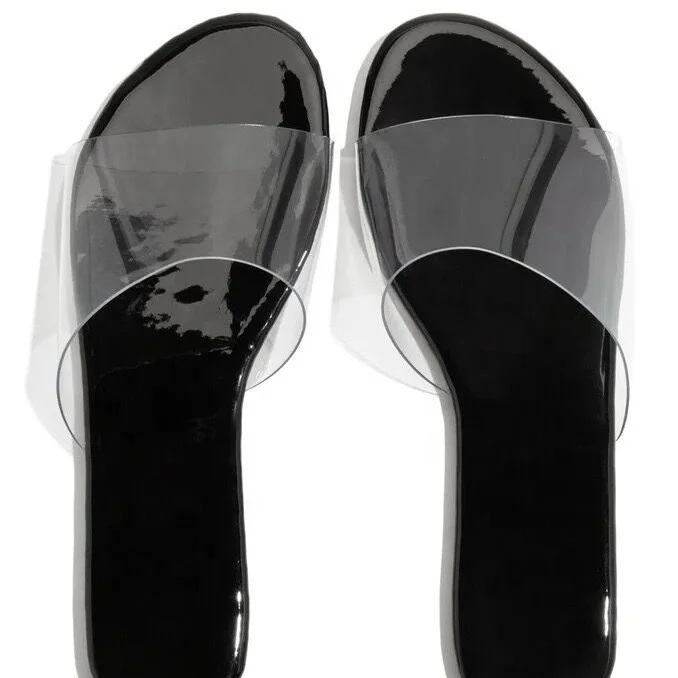 

2020 Platform Sandals For Women And Ladies Newest Summer Jelly Flat Slipper Sandals Slides Sandals, 6 color options