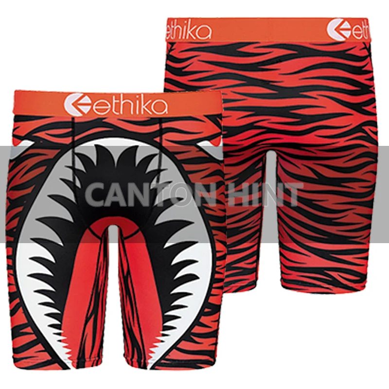 

Canton Hint ethika Good Quality Boxer Shorts Custom Logo Brands Underwear Oem Serive Breathable Solid Briefs for Men ethika