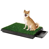 

grass style potty With drawer pet dog toilet pet toilet tray puppy dog training pet toilet pee pads
