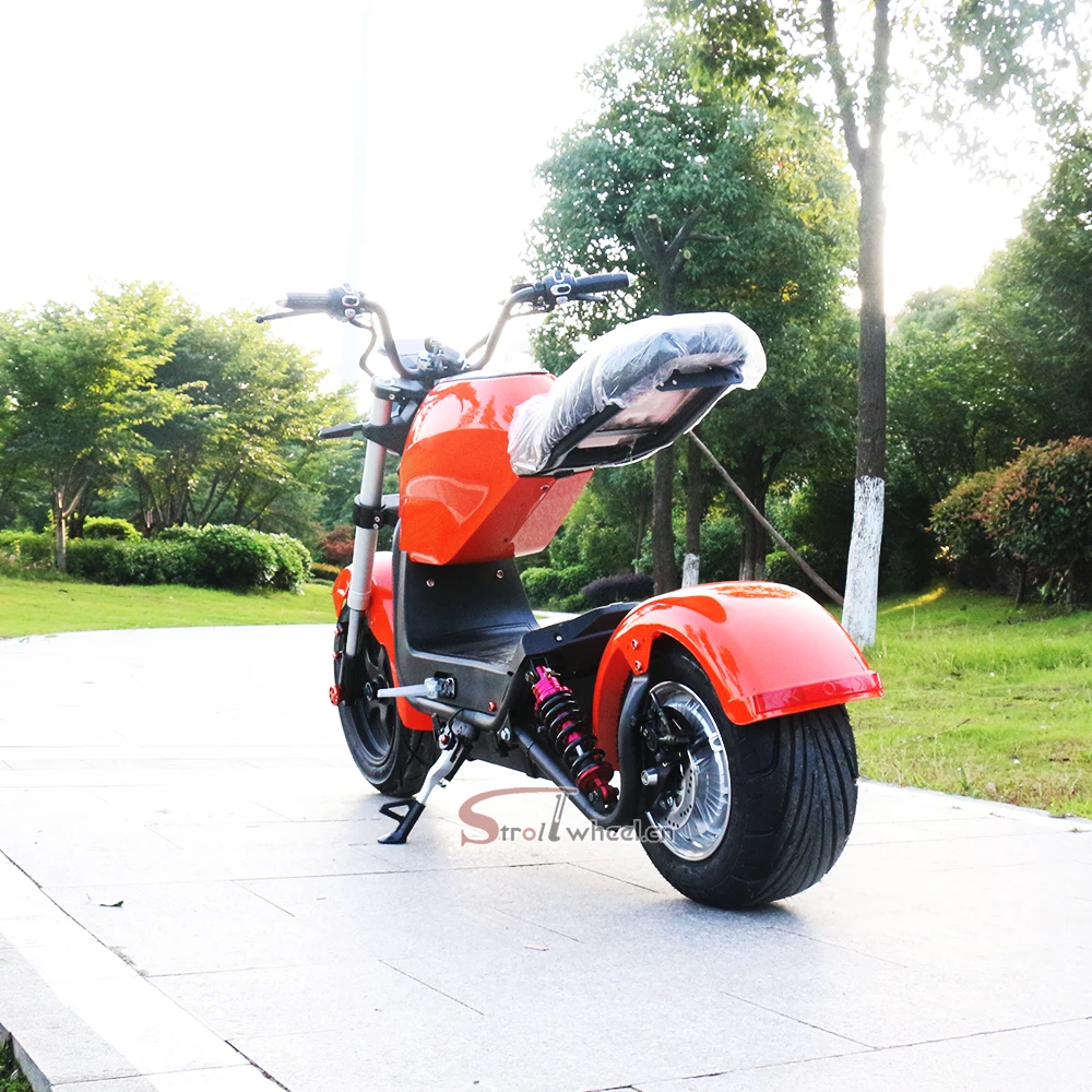 electric fat bike 3000w 60v citycoco electric scooter dropshipping warehouse hot selling 2019 citycoco, Red