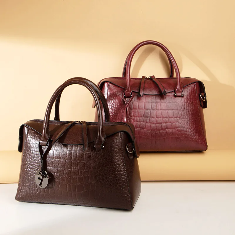 

Wholesale Luxury Designer PU leather Waterproof Hand Bag Women Purses Fashion Large capacity Crossbody Handbags, Brown, purple, black