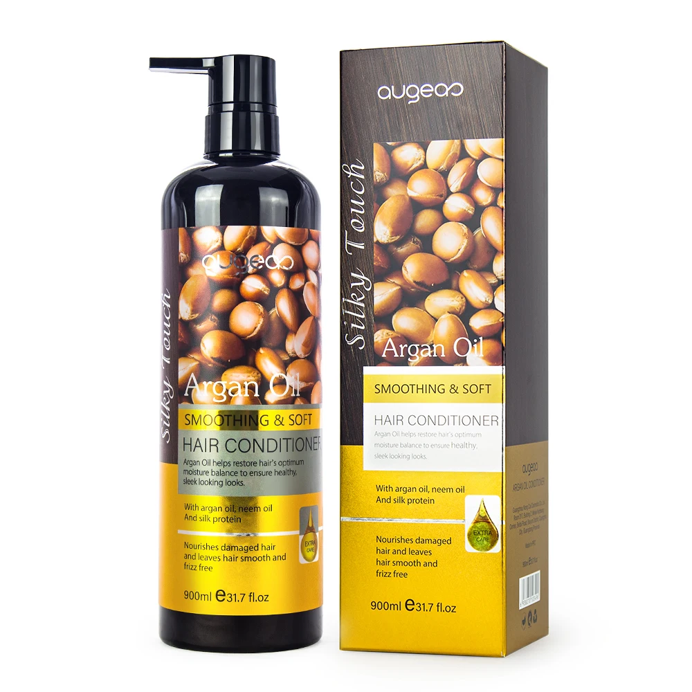 

In stock wholesale 900ML smooth argan oil leave in natural care private label hair conditioner for damaged hair