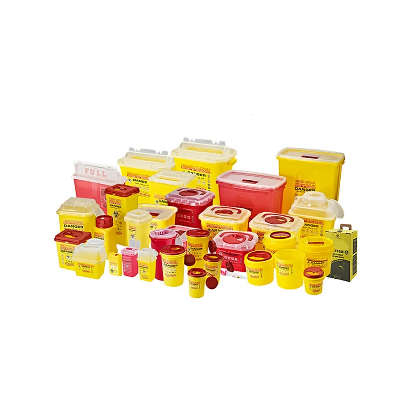 
Certificated Plastic Hospital Medical Waste Disposal Bin Box Sharps Container  (321352928)