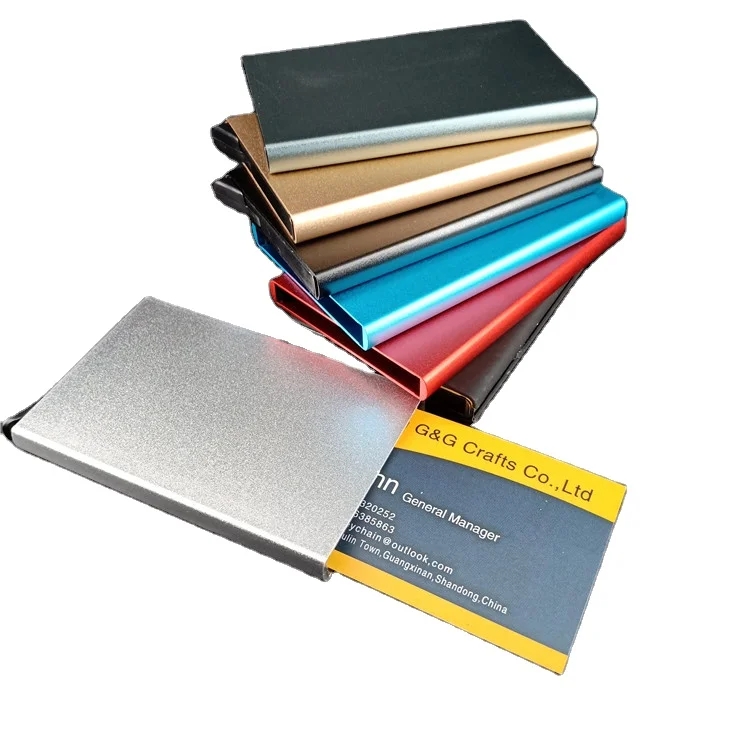 

Wholesale Multicolor Aluminum Business Card Holder